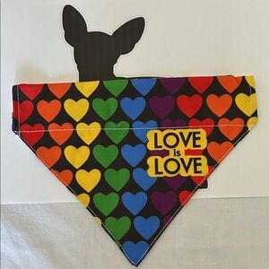 dog Bandana two sided colorful XS